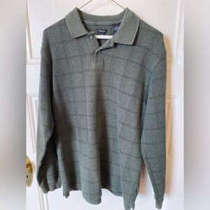 🌻Van Heusen Vintage Green Polo Shirt